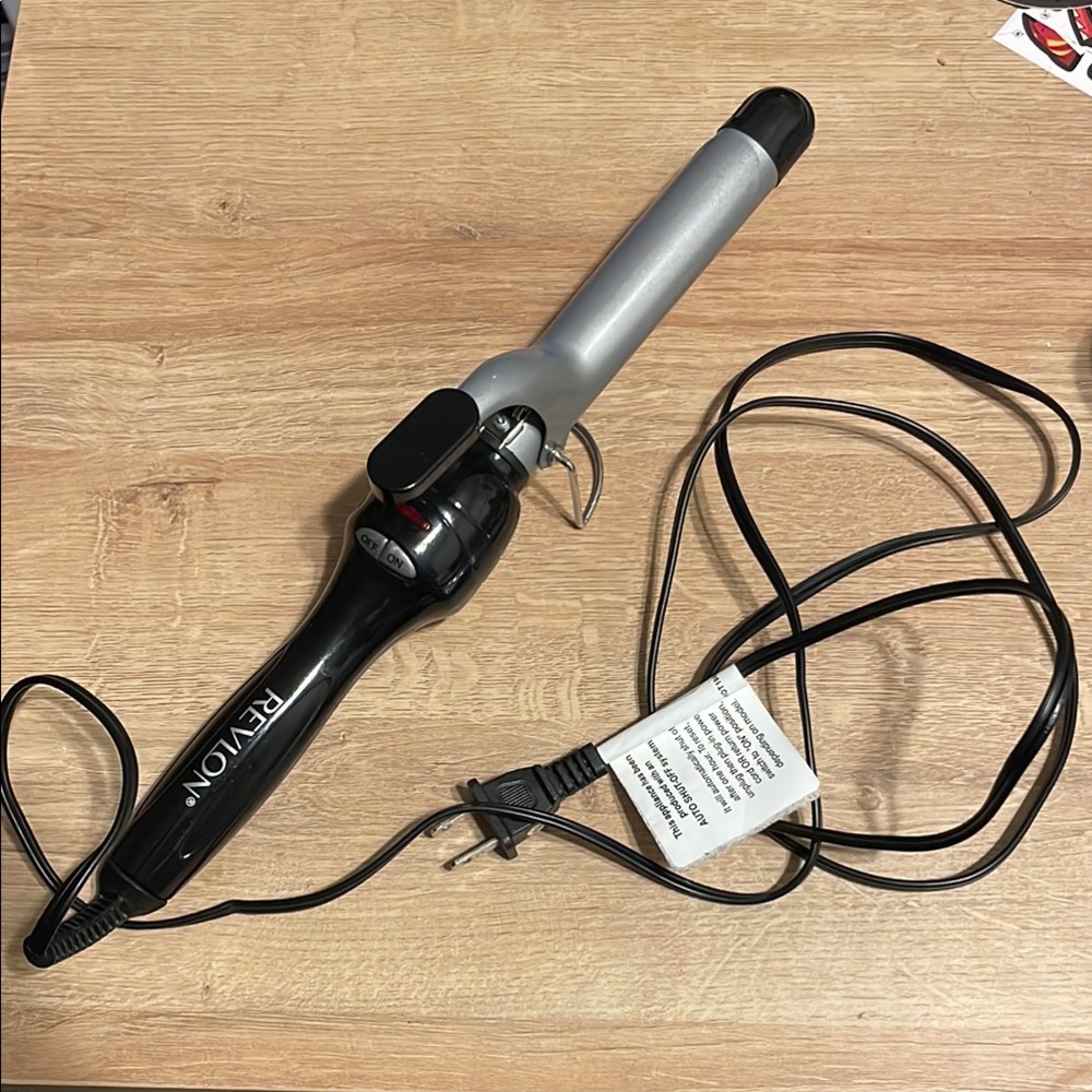 Revlon Black and Silver Curling Iron